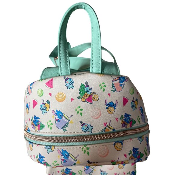 Disney Loungefly Stitch Tropical Mini Backpack - Picture 5 of 7